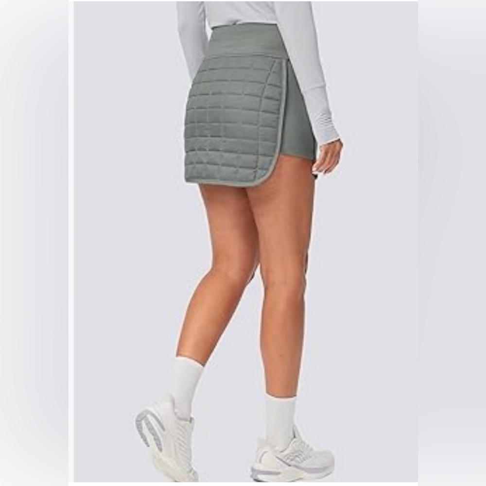 SANTINY Women's 18" Puffer Insulated
Skirt Zipper Pockets High Waisted
Quilt - Picture 2 of 10